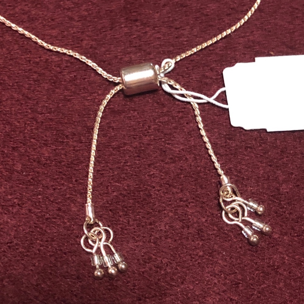 Dainty Rose Gold tone Charming Charlie Bracelet - Picture 3 of 4